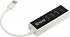 картинка Концентратор USB 5bites HB34-306BK 4*USB3.0 / USB 20CM / BLACK+WHITE от магазина Wizard Co.